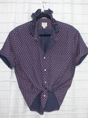 Custom J. Crew Ruffle Collar Shirt – One-of-a-Kind